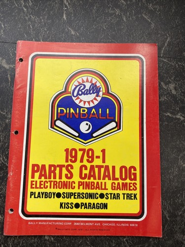 Bally pinball 1979 parts - bally,