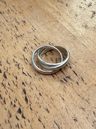 Sterling silver three banded - three,