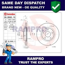 Rampro Front Brake Discs Fits