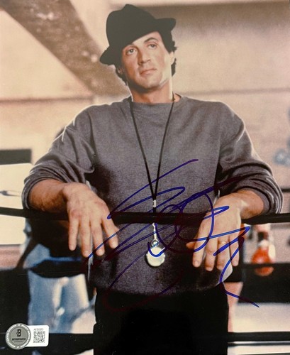 Sylvester stallone signed - signed, 8x10