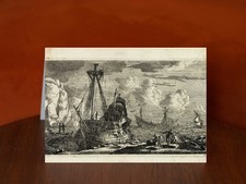 Merchant Ships - A5 Art Print Card - Reinier Zeeman