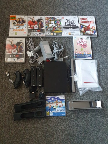 Nintendo wii black - nintendo, console