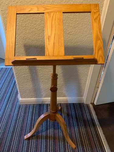 Antique wooden music - music, stand