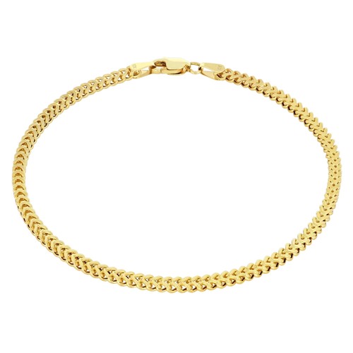 10k yellow gold 5mm franco - yellow,