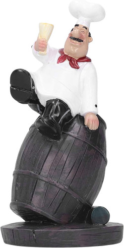 Resin chef statue - resin, charming