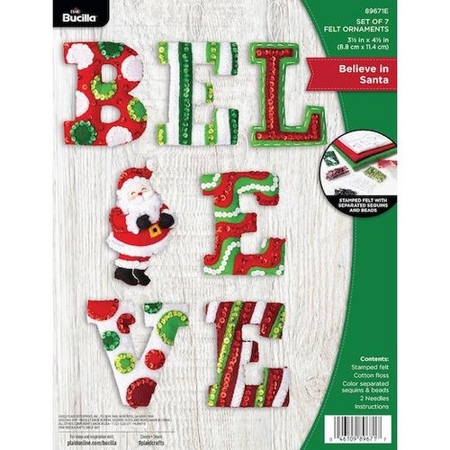 Bucilla felt ornaments - bucilla,