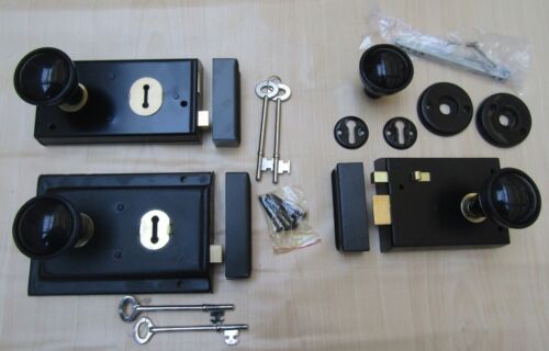 Victorian style 1900s rim lock - victorian,