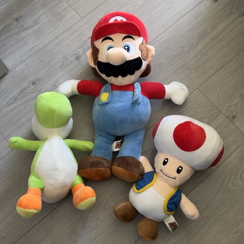 Super mario plushies - mario, plushies.