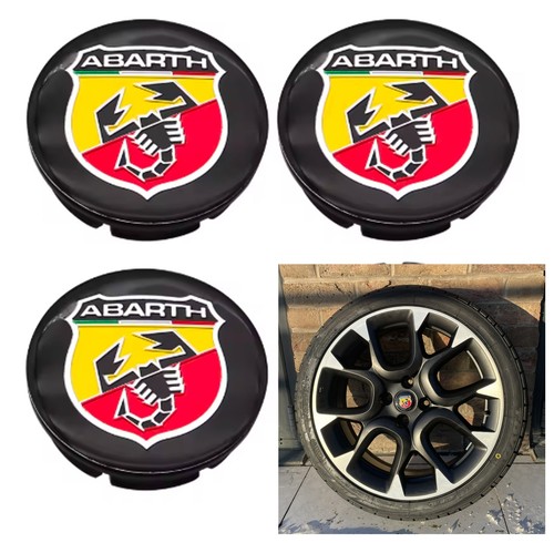 50mm abarth alloy wheel - 50mm, centre