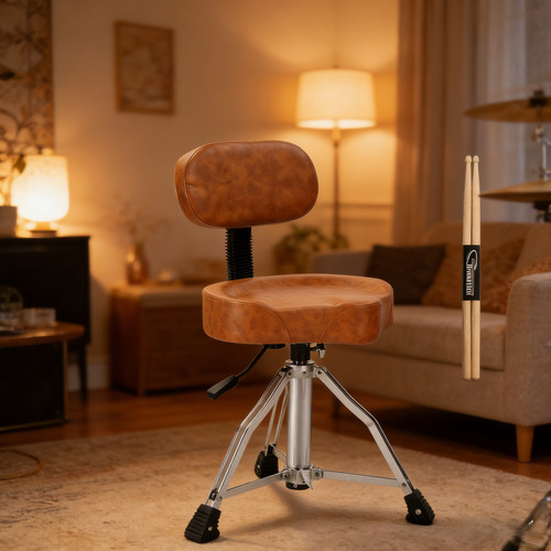 Rock solid drum throne - rock,