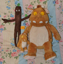 3 x Aurora Gruffalo's Child & Stick Man Julia Donaldson Soft Plush Toys