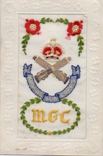 WW1 Patriotic Embroidered SILK