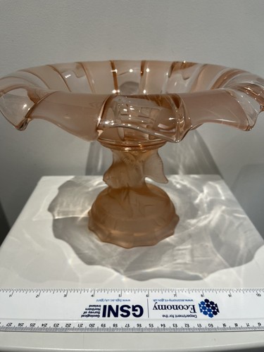 Walther art deco pink glass - deco,