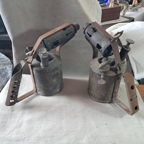 Vintage brass blowtorch - vintage, x2