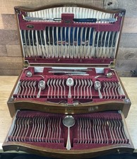 Vintage Thomas Turner & Co. “The King John Canteen” Silverware Silver Set Box