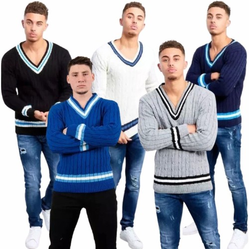 Men neck pullover sweater - men's,