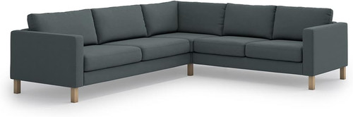 Durable dark grey sofa cover - grey,