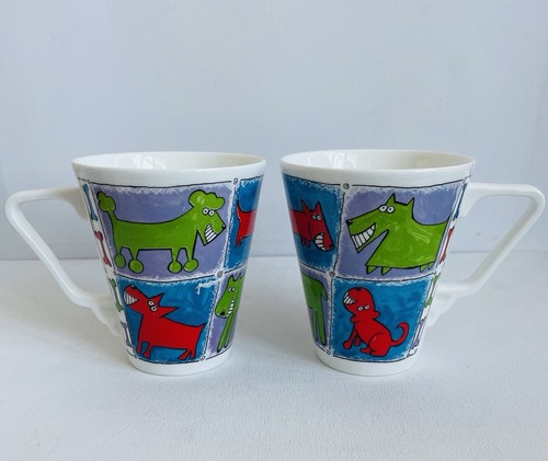 Two tea coffee - two, mugs