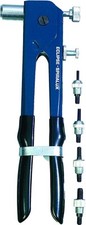 Eclipse 2743 Spiralux Threaded Nut Insert 4-8mm Riveter Gun With Rivet Setters