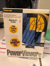 Powersoft Power Viewer Windows 3.1 Version Sealed