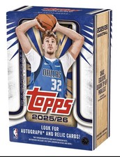 2025-26 Topps Basketball Hobby Value Box New PreSale Qty Cooper Flagg 84 Cards
