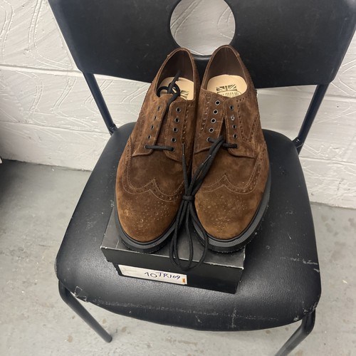 Solovair men suede - suede, brogue