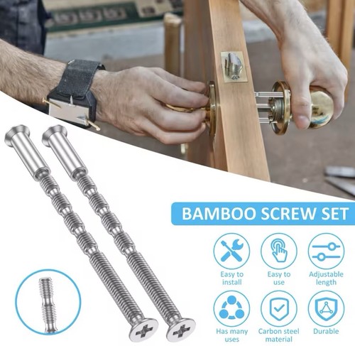 Hollow door handle - door, bolts