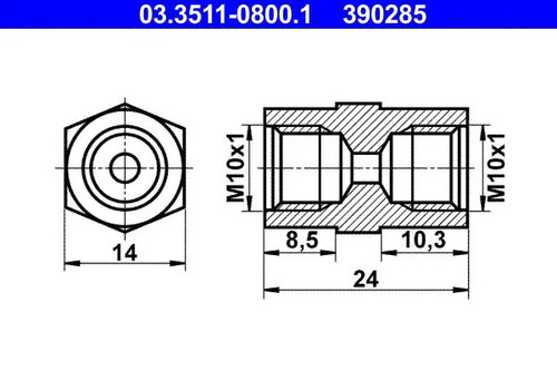 Brake hose adapter