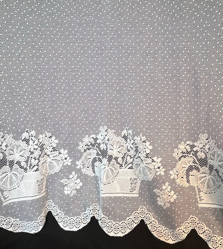 Vintage white lace café - lace,