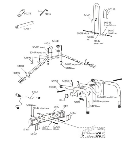Thule 9502 9503 rideon - thule, /
