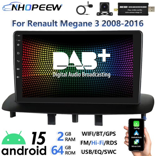 Dab 64gb carplay android15 - 2+64gb,