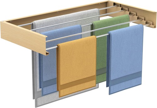 Wall mounted clothes drying - wall,