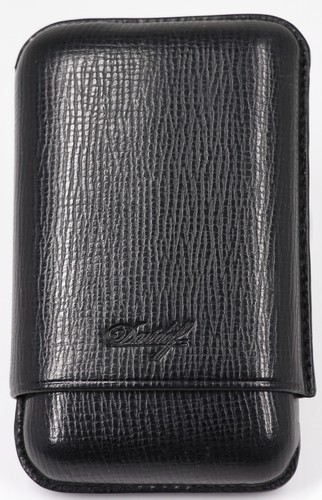 Davidoff black leather - davidoff,