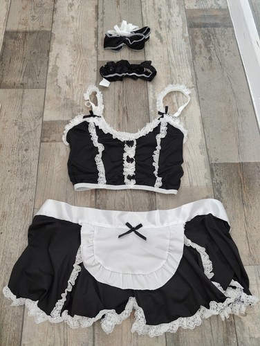 Ladies black white piece - 4,