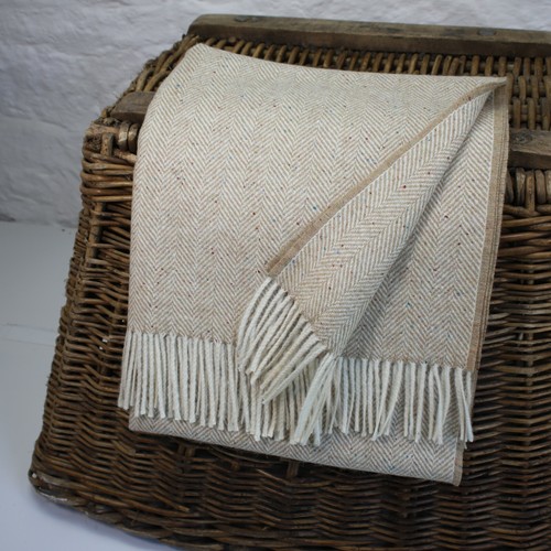Sand donegal fleck 100 wool - sand, 100%