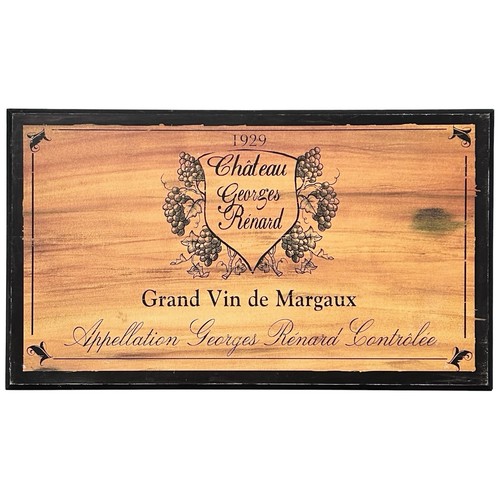 Vtg wooden wine - wine, crate