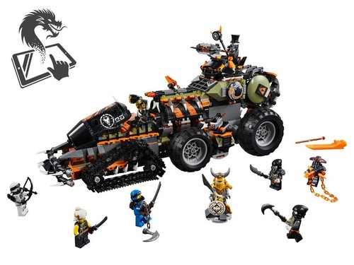 1179pcs ninjago dieselnaut set - 1179pcs,