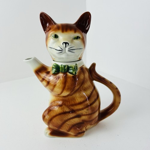Cat teapot tony wood pussy - tony,