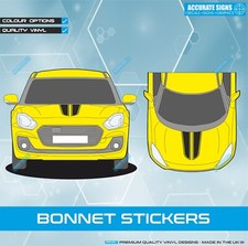 Bonnet Stickers for Suzuki