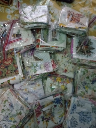 Random patterned napkins - 50,