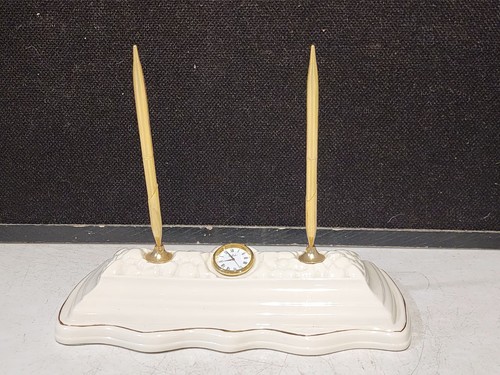 Belleek white china - china, desk