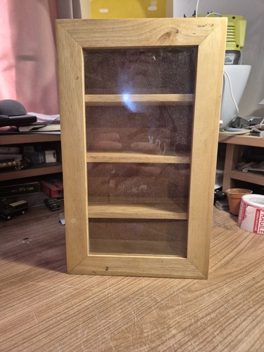 Display cabinet with - cabinet, glass