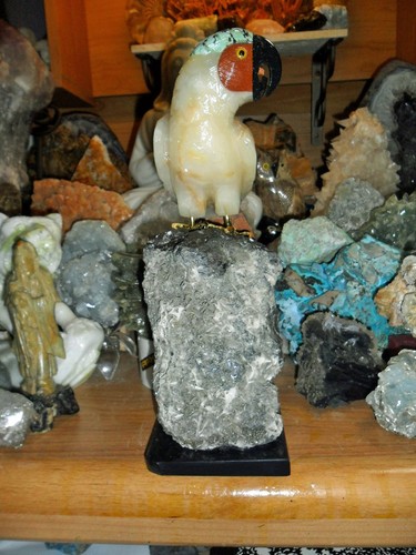 Huge mineral gemstone macaw - huge,
