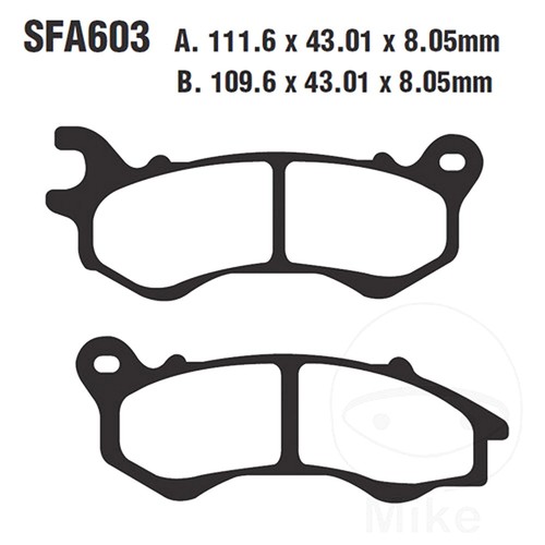 Ebc sfa brake - brake, pads