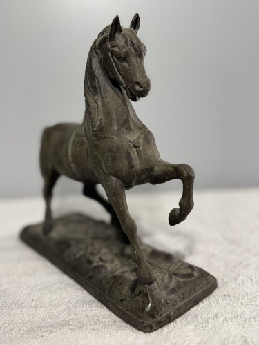 Vintage equestrian spelter - vintage,
