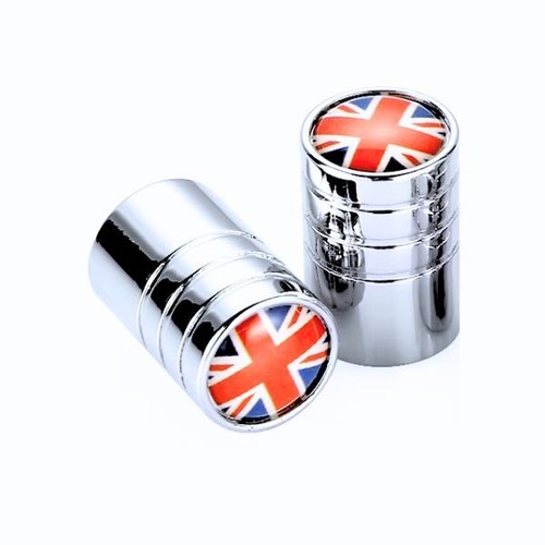 Valve dust caps silver - uk, for