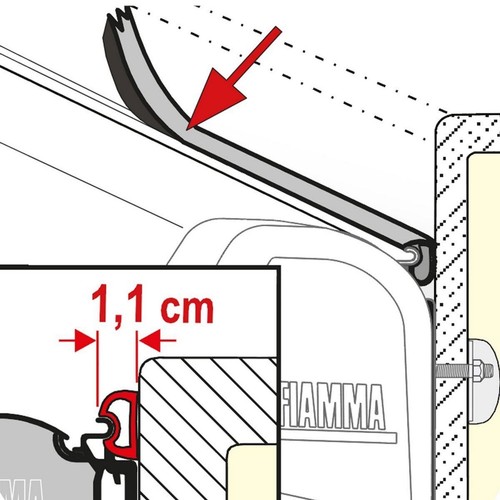 Fiamma rain guard 30m roll - rain, s