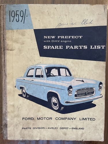 1959 ford prefect spare parts - 1959,