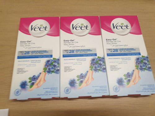 Veet wax strips easy - veet, for