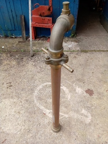 Large antique solid - solid, brass